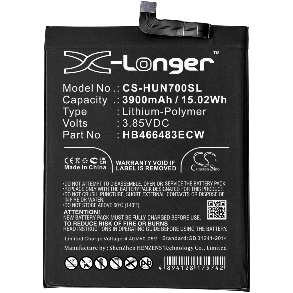 Batteries Remplace HB466483ECW