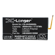 Remplacement de batterie compatible pour Huawei  HB3080G1EBW, HB3080G1EBC