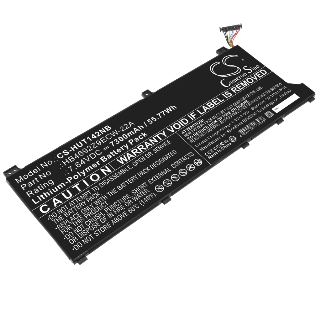 Notebook battery Huawei CS-HUT142NB