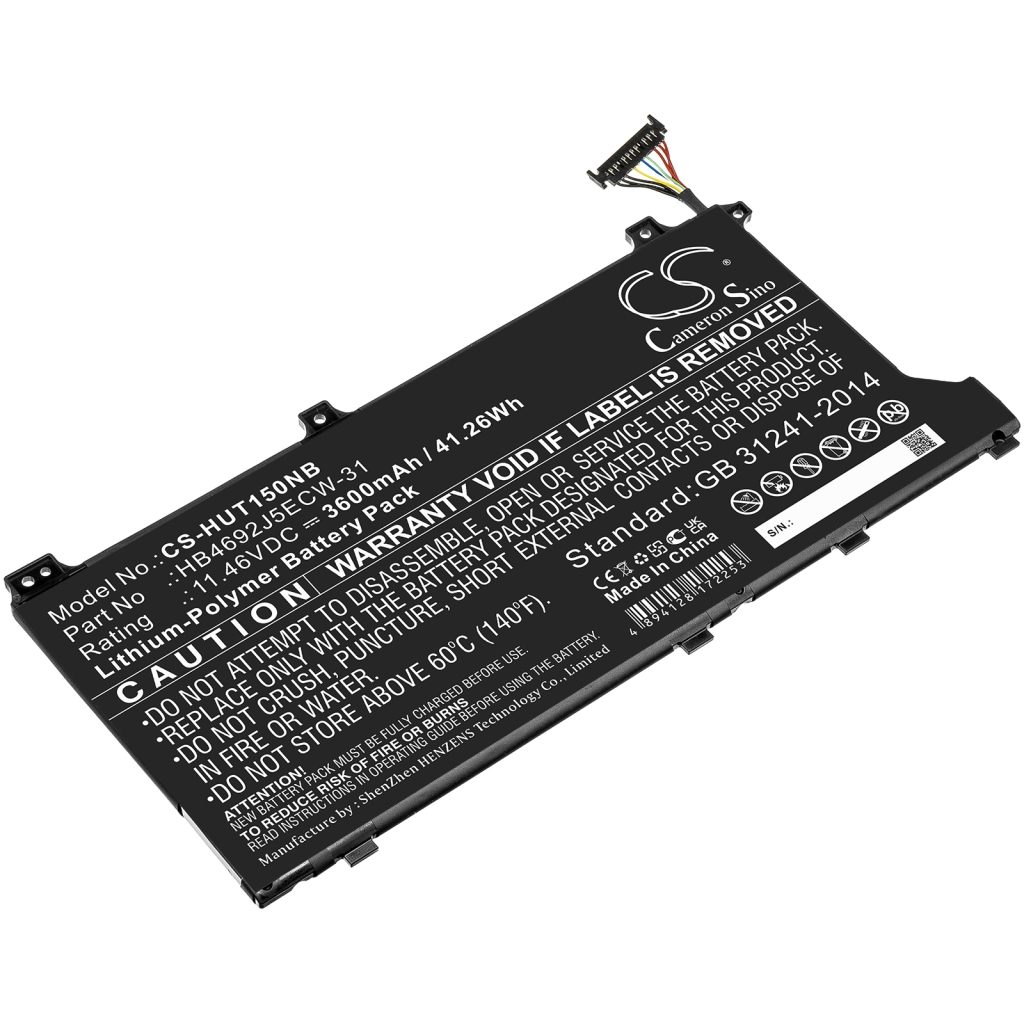 Batterie pour ordinateur portable Huawei MagicBooK 14