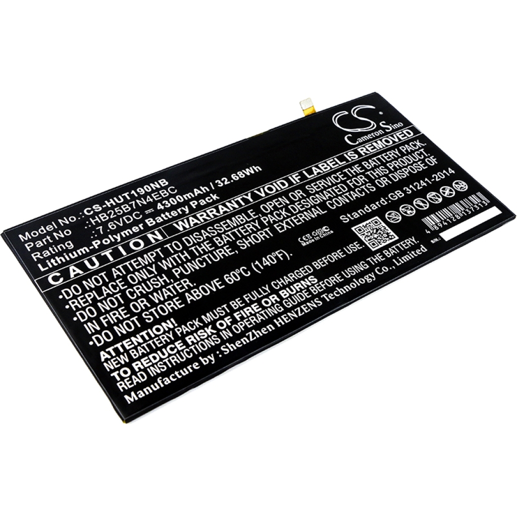 Batterie pour ordinateur portable Huawei CS-HUT190NB