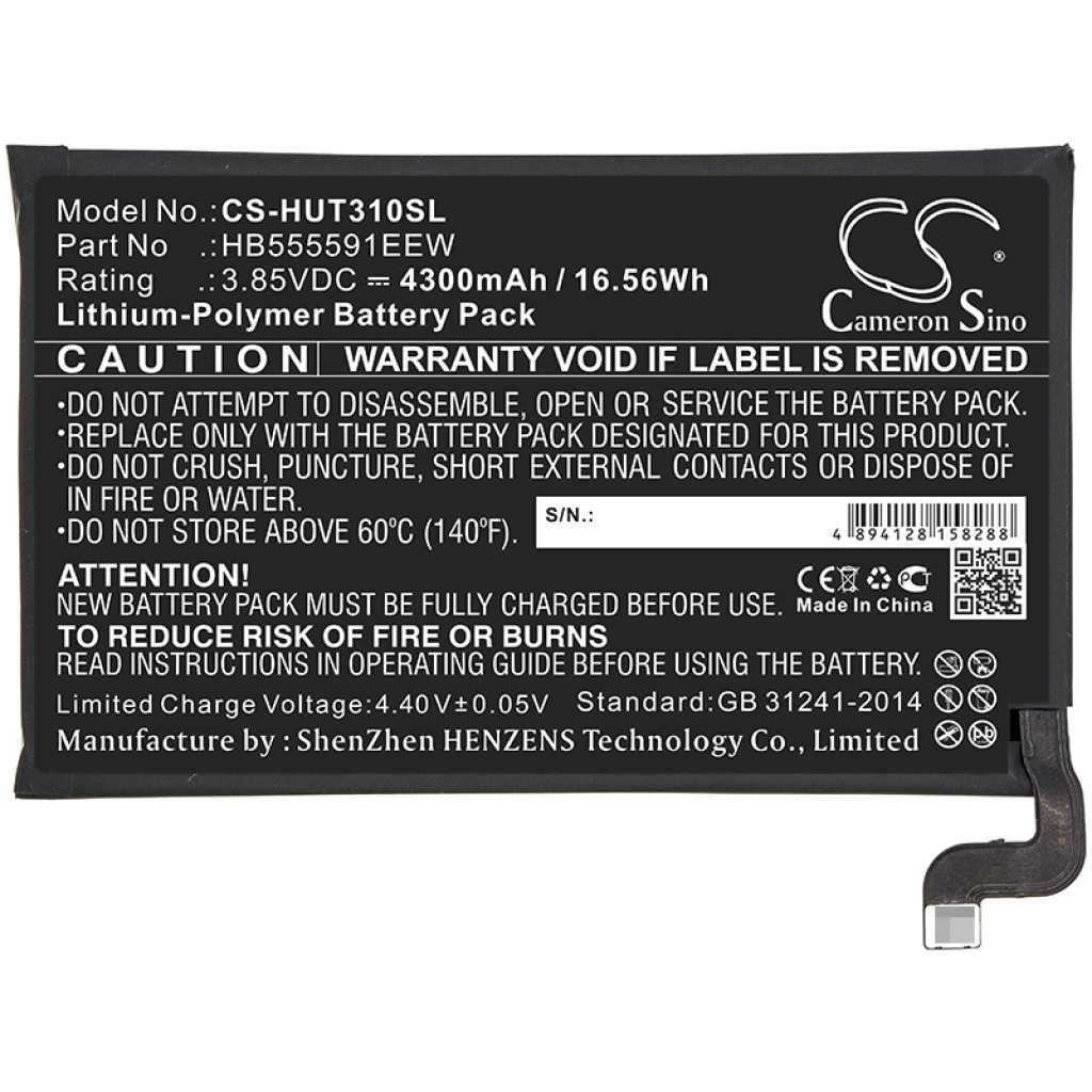 Batteries Remplace HB555591EEW