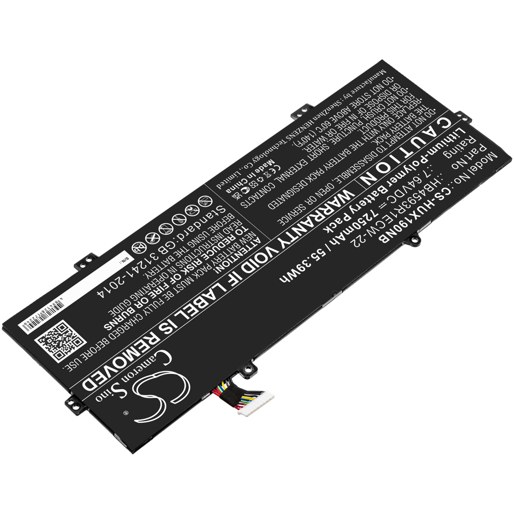 Batterie pour ordinateur portable Huawei CS-HUX190NB