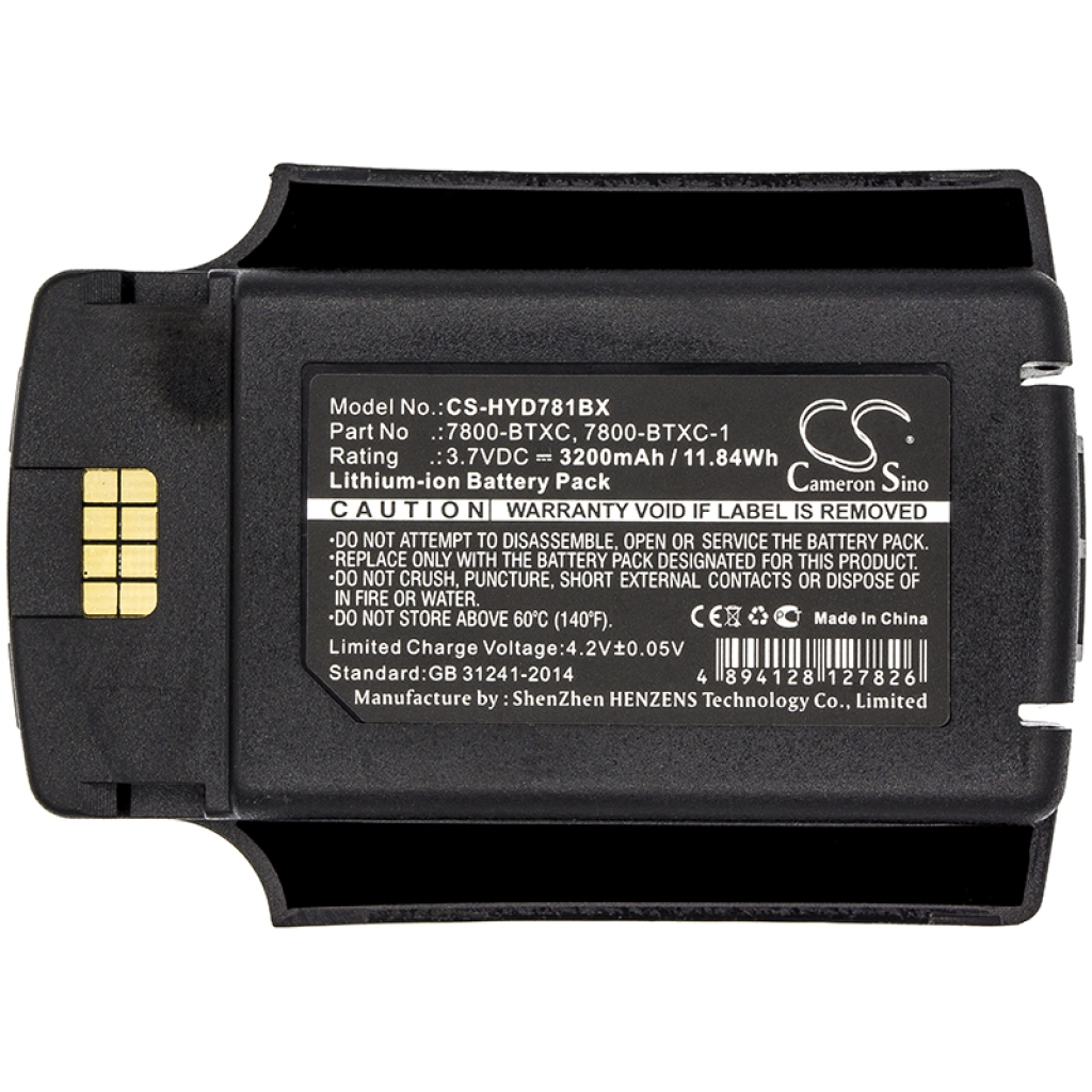 Code à barres, Scanner Batterie du scanner Honeywell CS-HYD781BX