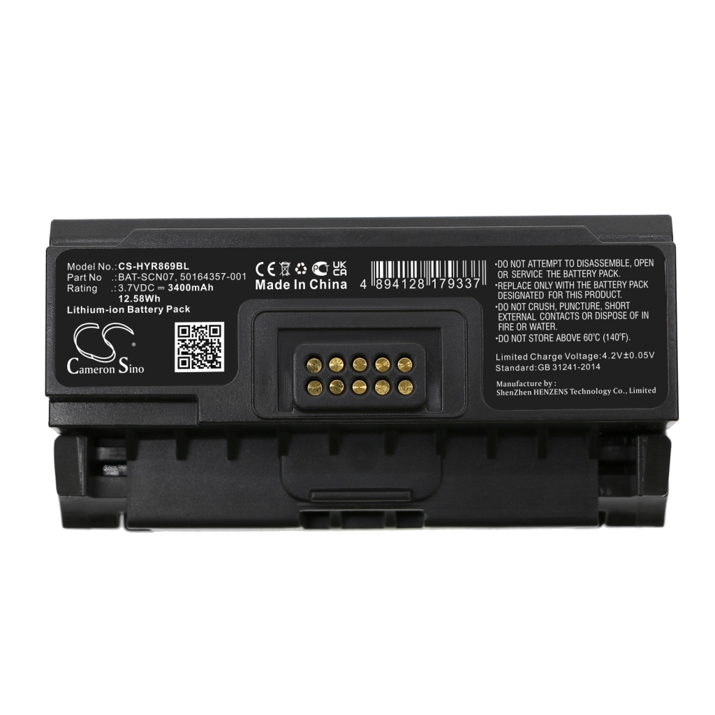 BarCode, Scanner Battery Zebra CS-HYR869BL