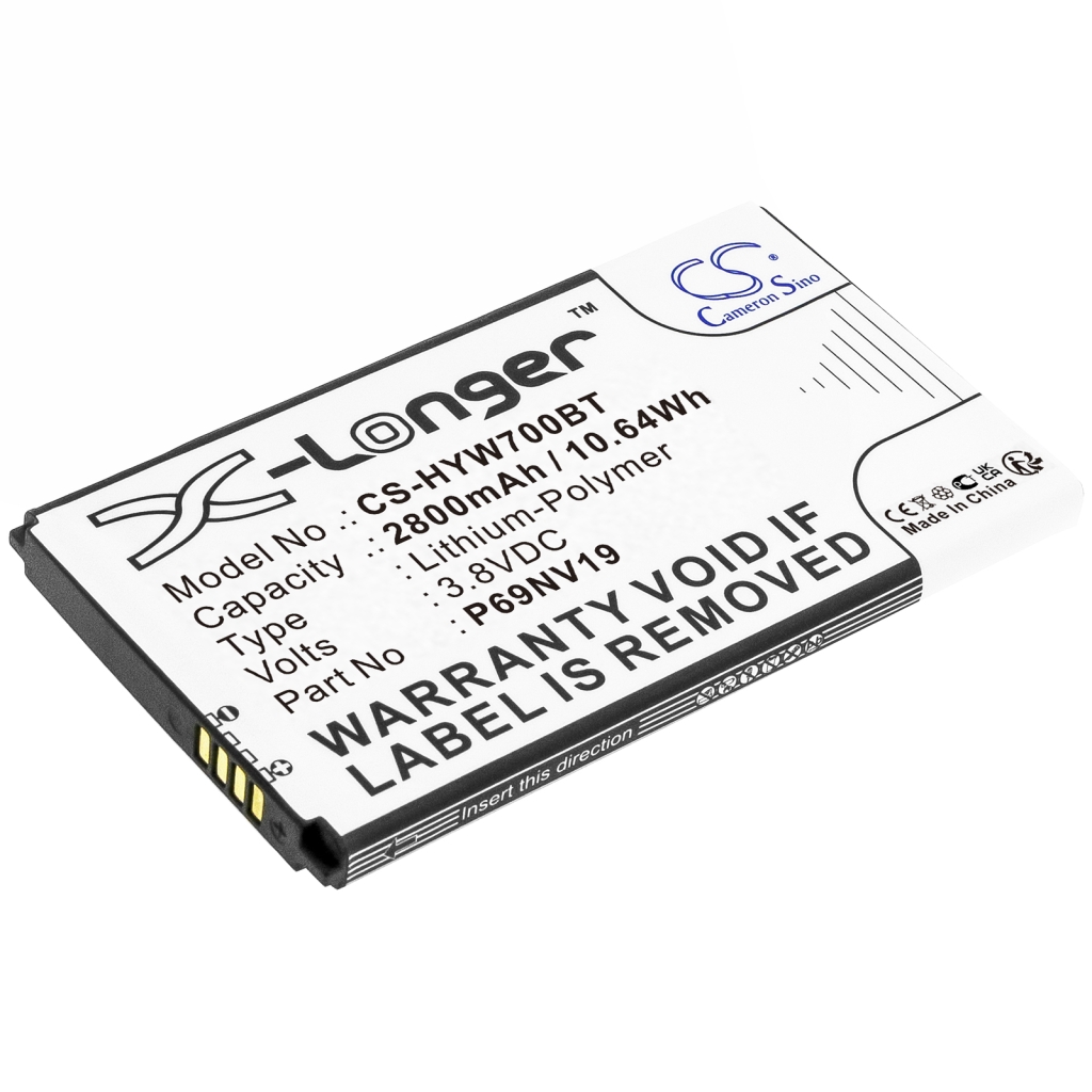 Compatible battery replacement for Honeywell P69NV19