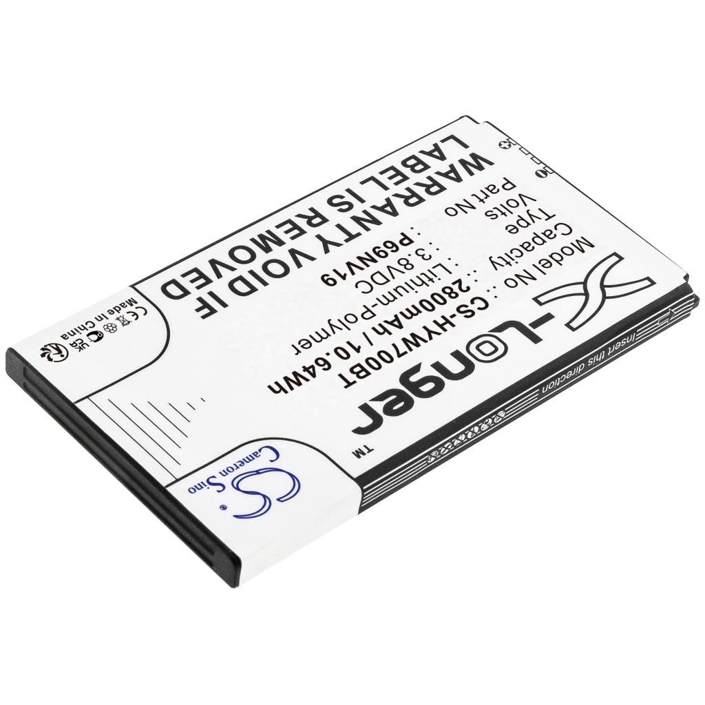 Compatible battery replacement for Honeywell P69NV19