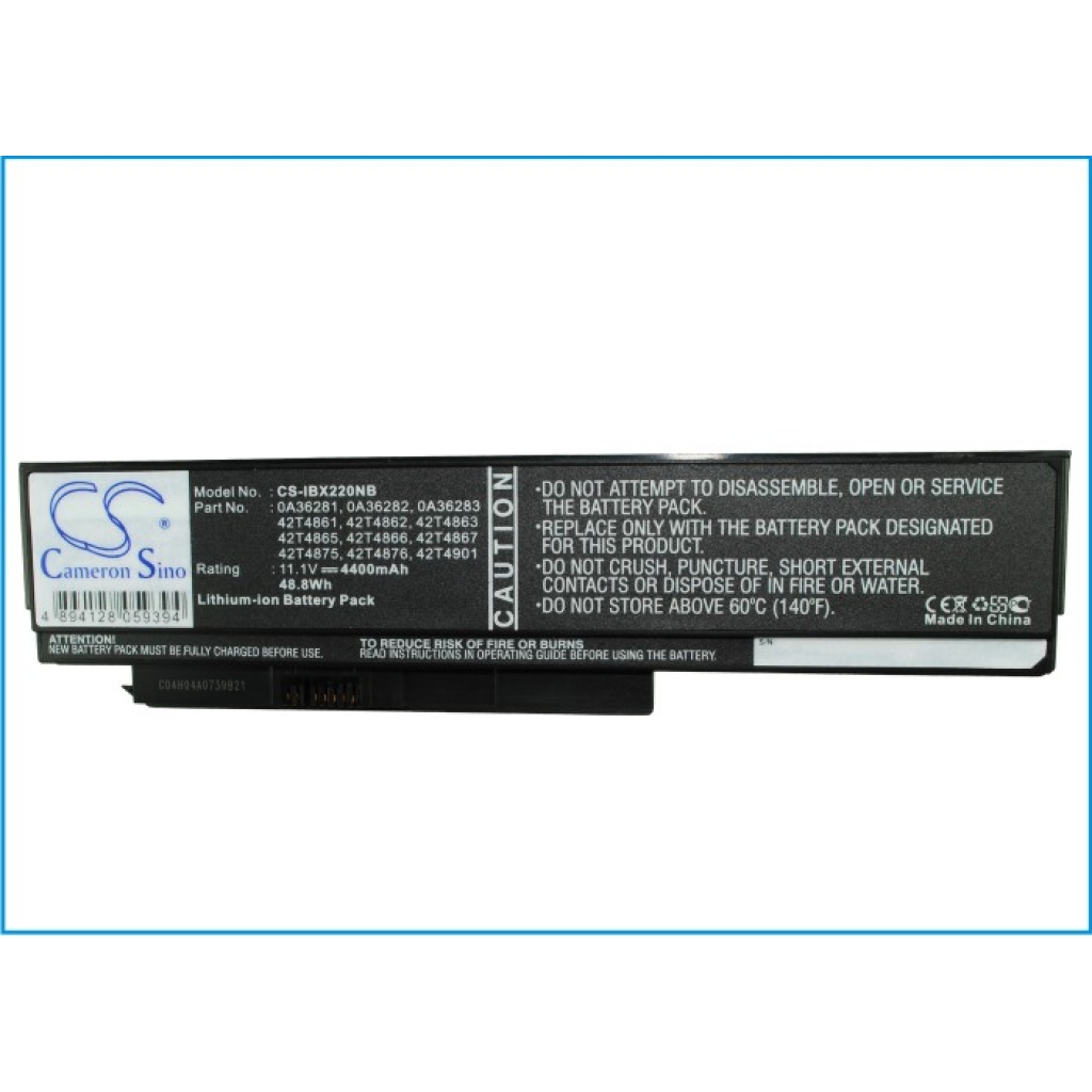 Batterie pour ordinateur portable IBM ThinkPad X220i