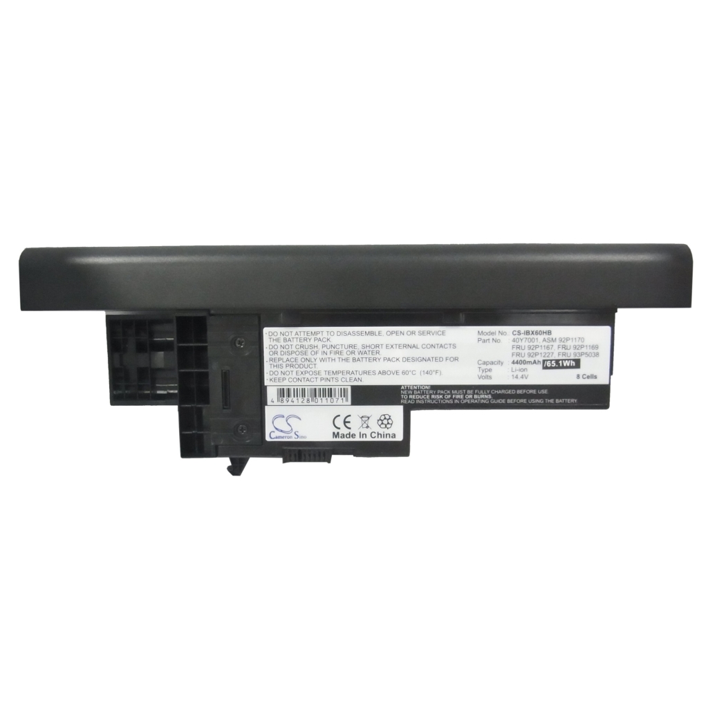 Notebook battery IBM ThinkPad X60s 1702