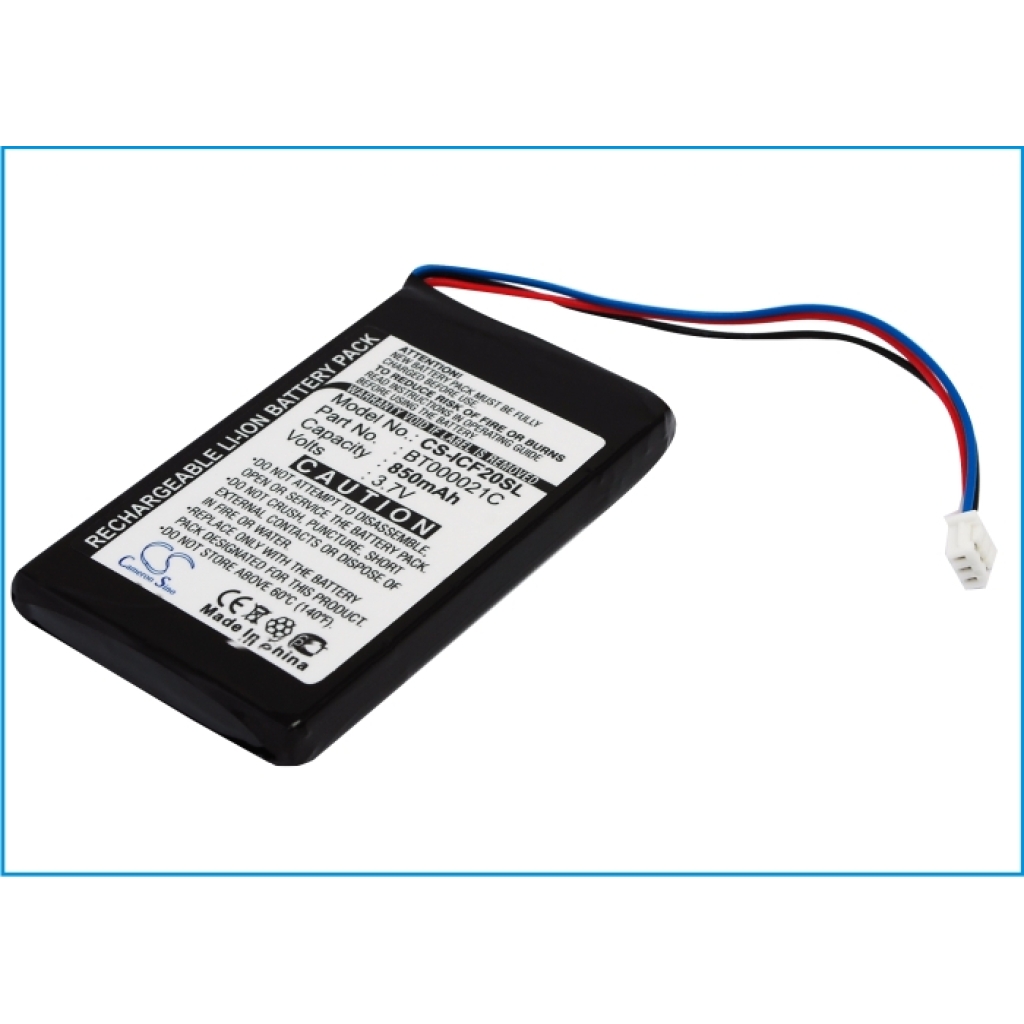 Compatible battery replacement for NAVMAN BT000021C