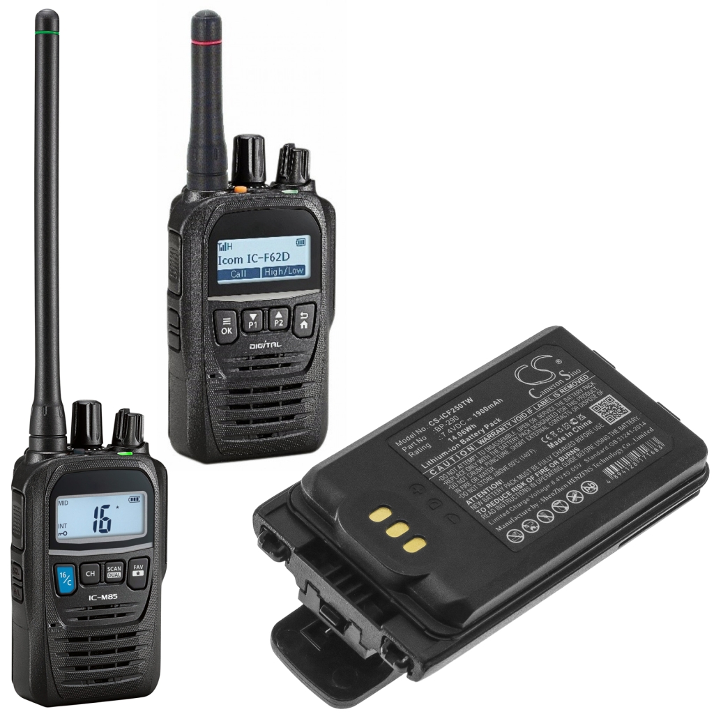 Two-Way Radio Battery Icom IC-F62D