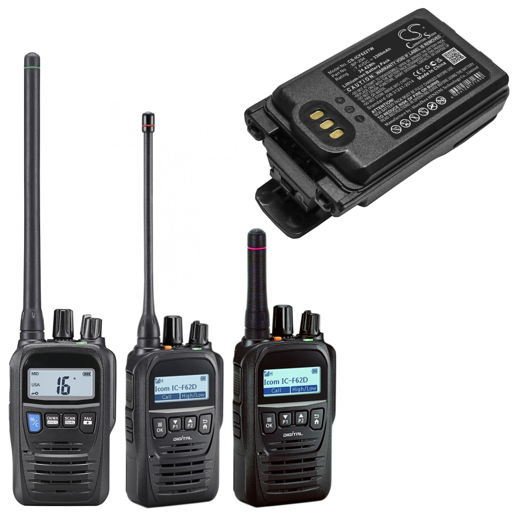 Two-Way Radio Battery Icom CS-ICF622TW