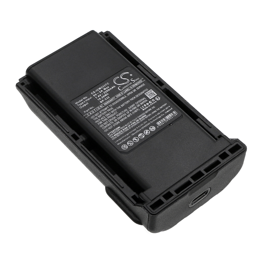 Two-Way Radio Battery Icom CS-ICM233TC