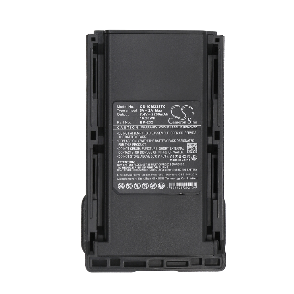 Two-Way Radio Battery Icom IC-F43TR