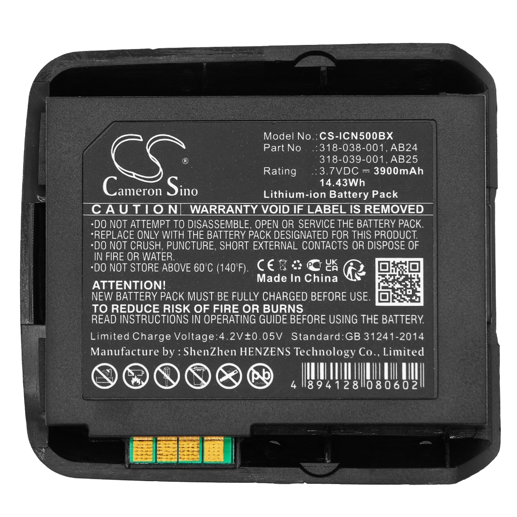 Code à barres, Scanner Batterie du scanner Intermec CS-ICN500BX