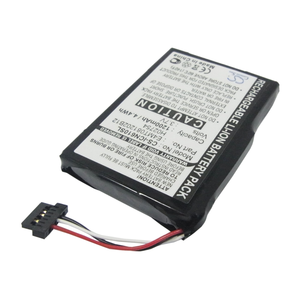 Compatible battery replacement for NAVMAN E4MT081202B12