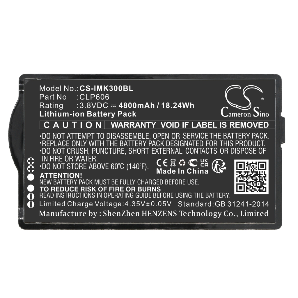 Compatible battery replacement for Idata CLP606