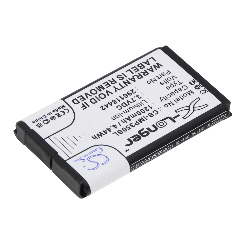 Compatible battery replacement for Ingenico 296118442