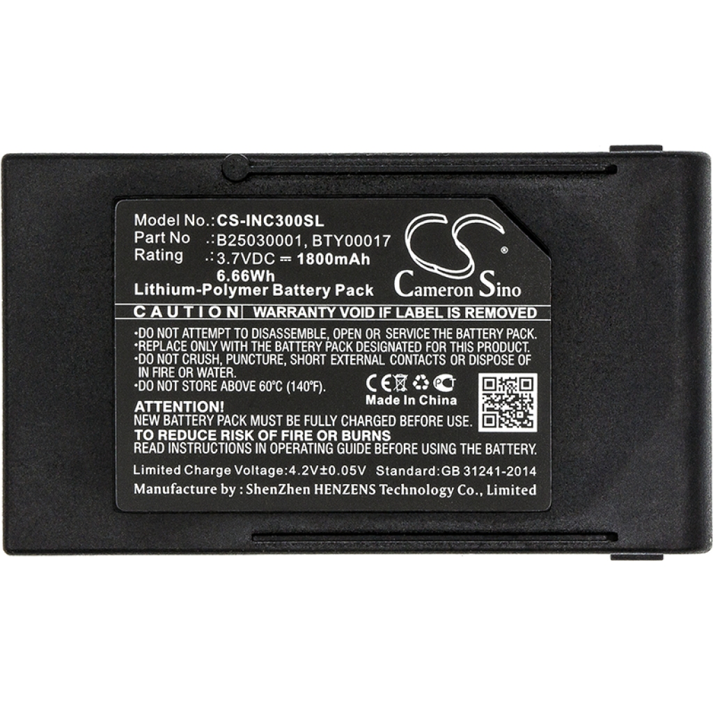 Battery Replaces B25030001