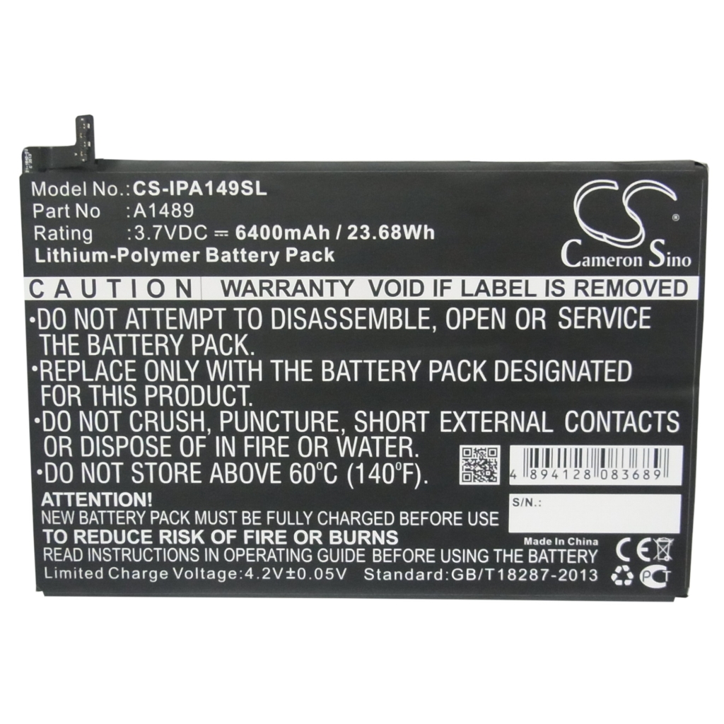 Tablette Batterie Apple CS-IPA149SL