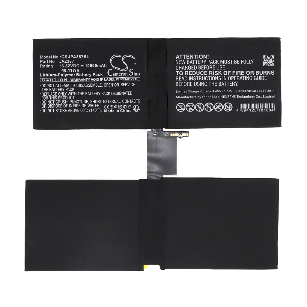 Remplacement de batterie compatible pour Apple A2387