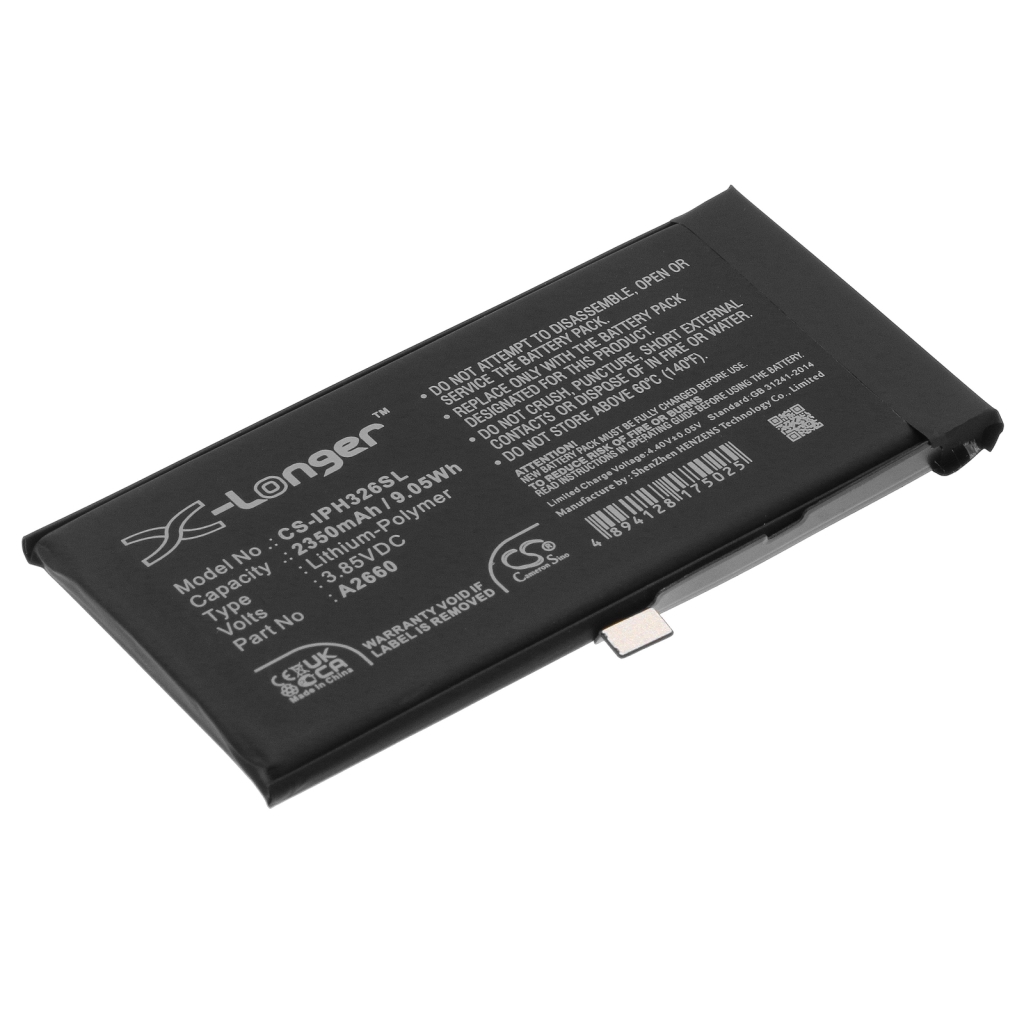 Compatible battery replacement for Apple A2660