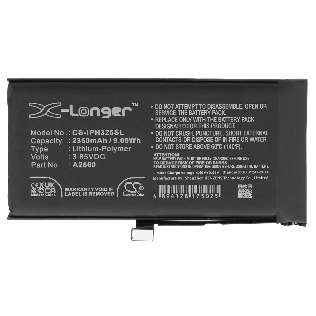 Mobile Phone Battery Apple CS-IPH326SL