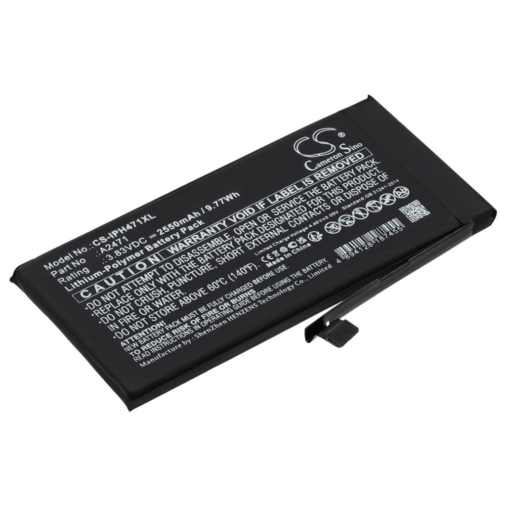 Compatible battery replacement for Apple A2471