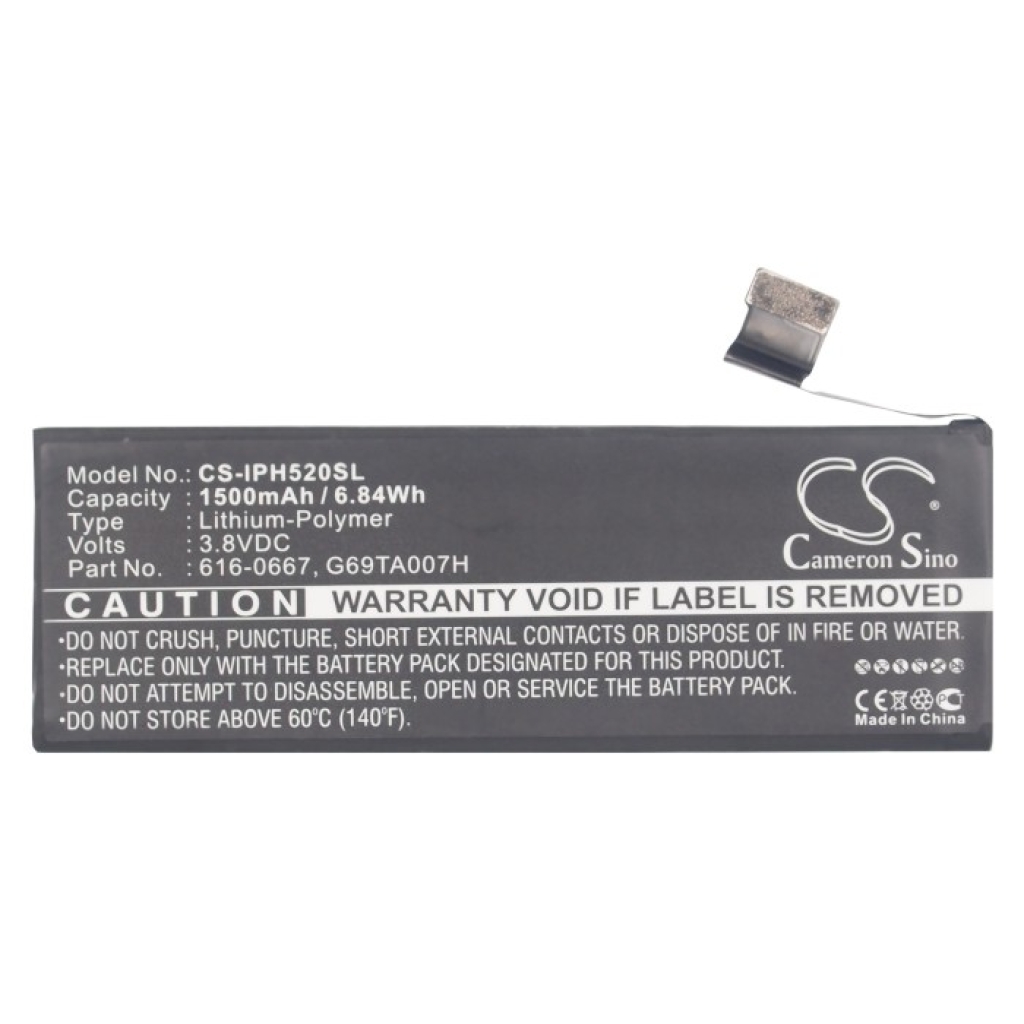 Mobile Phone Battery Apple CS-IPH520SL