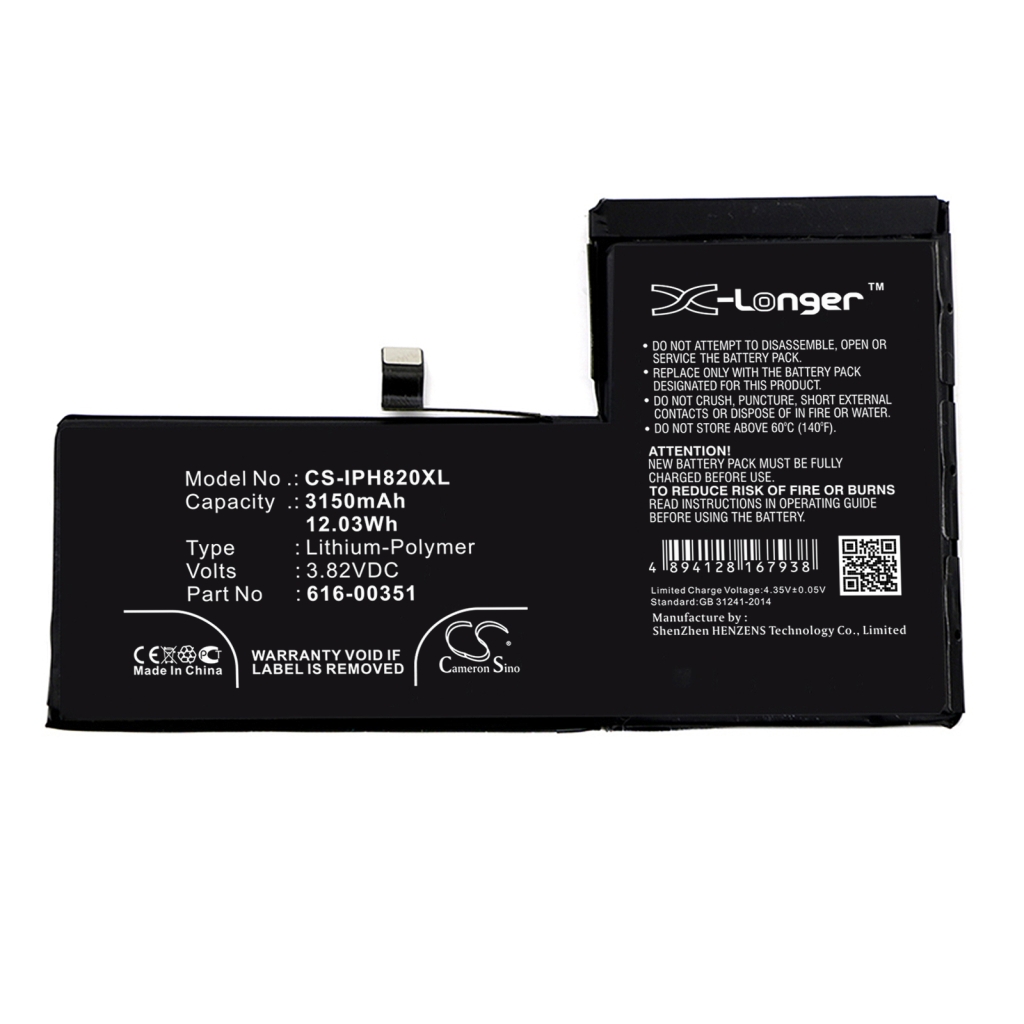 Batteries Remplace 616-00351