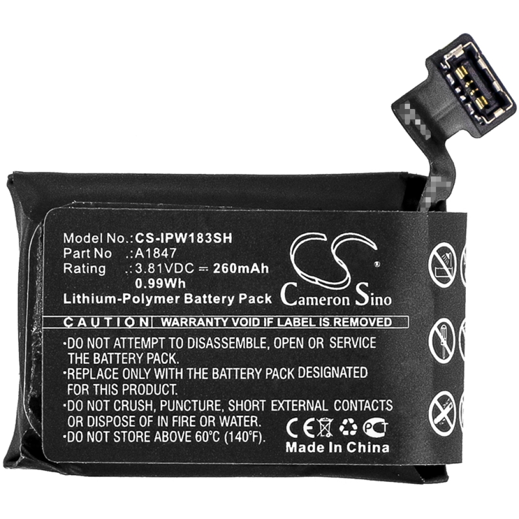 Compatible battery replacement for Apple A1847