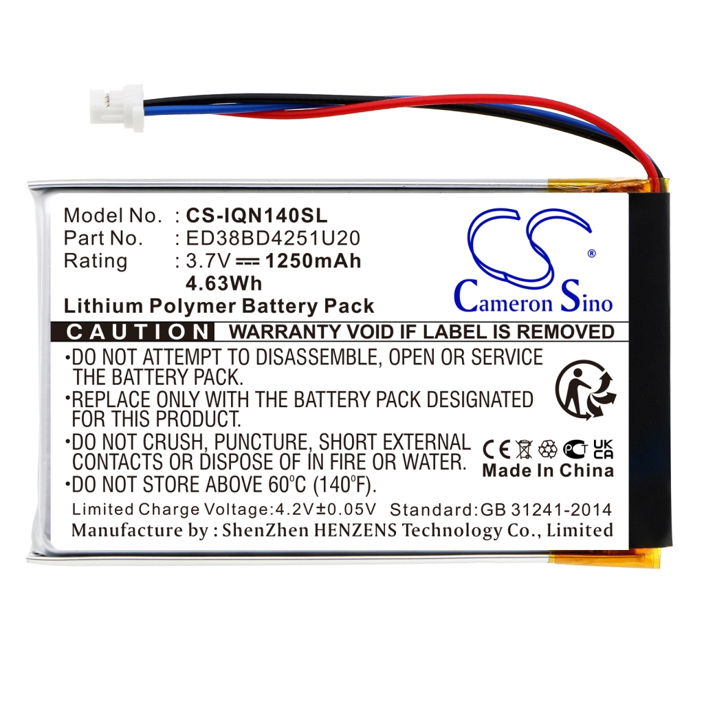 Compatible battery replacement for Garmin ED38BD4251U20