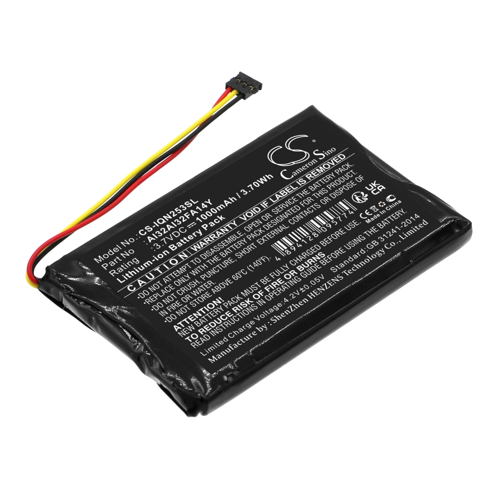 GPS, Batterie de navigation Garmin CS-IQN253SL