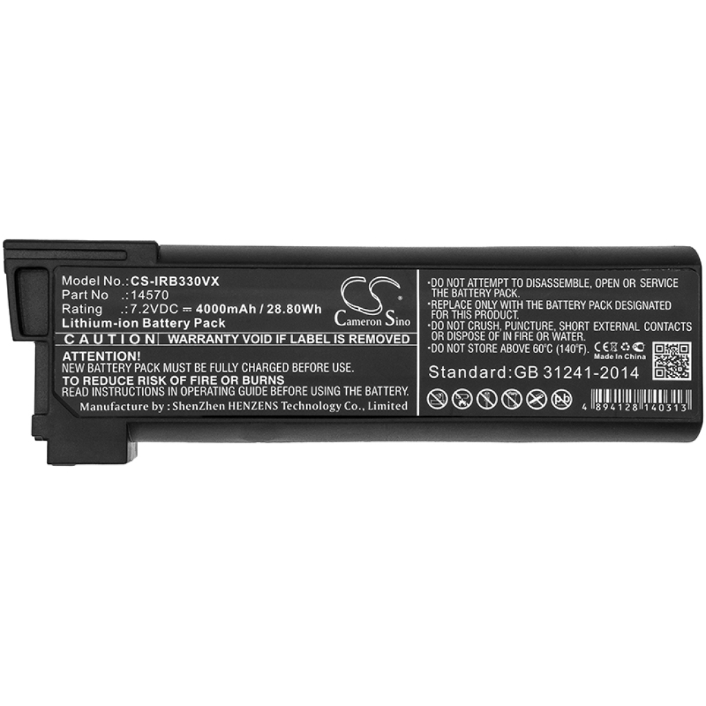 Compatible battery replacement for Irobot 14570