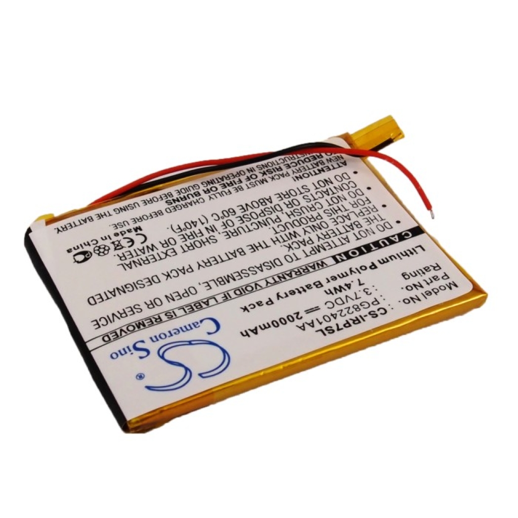 Remplacement de batterie compatible pour Iriver  PG822401AA