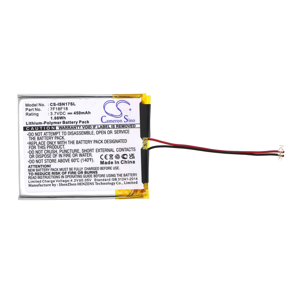 Compatible battery replacement for INSIGNIA 7F18F18