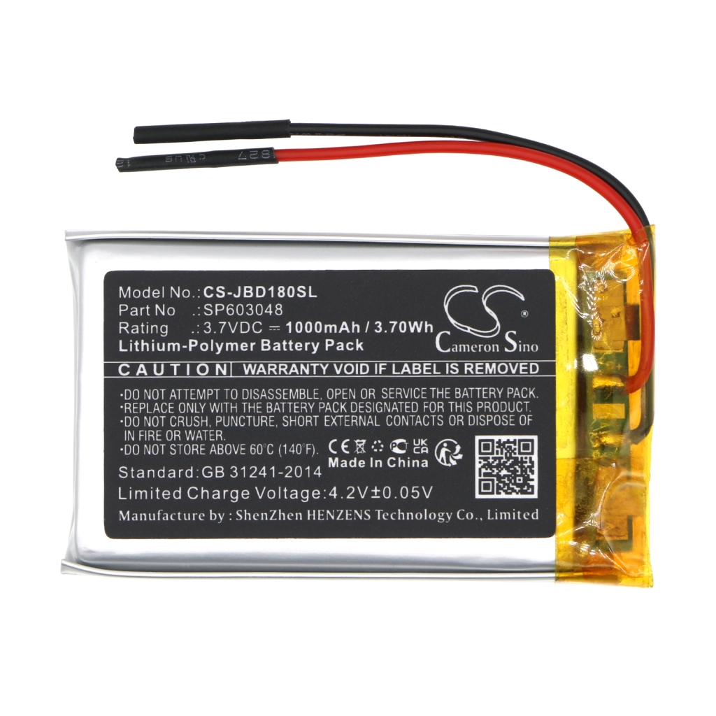 Compatible battery replacement for Jbl SP603048