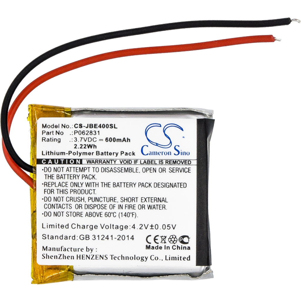 Compatible battery replacement for Jbl P062831