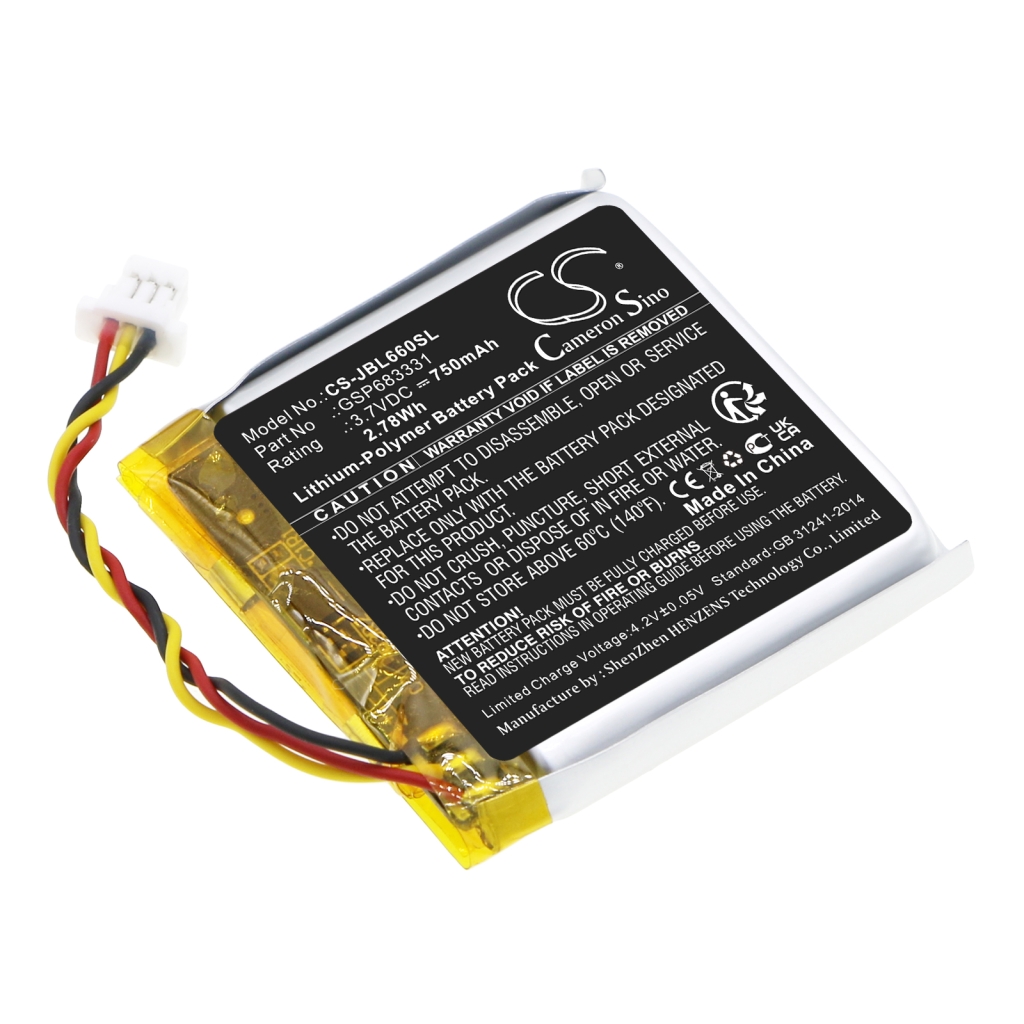 Compatible battery replacement for Jbl GSP683331