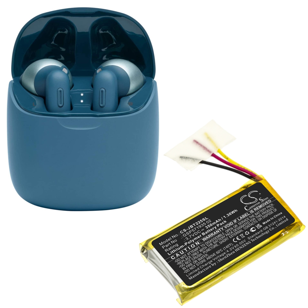 Batterie de casque d'écoute sans fil Jbl CS-JBT225SL