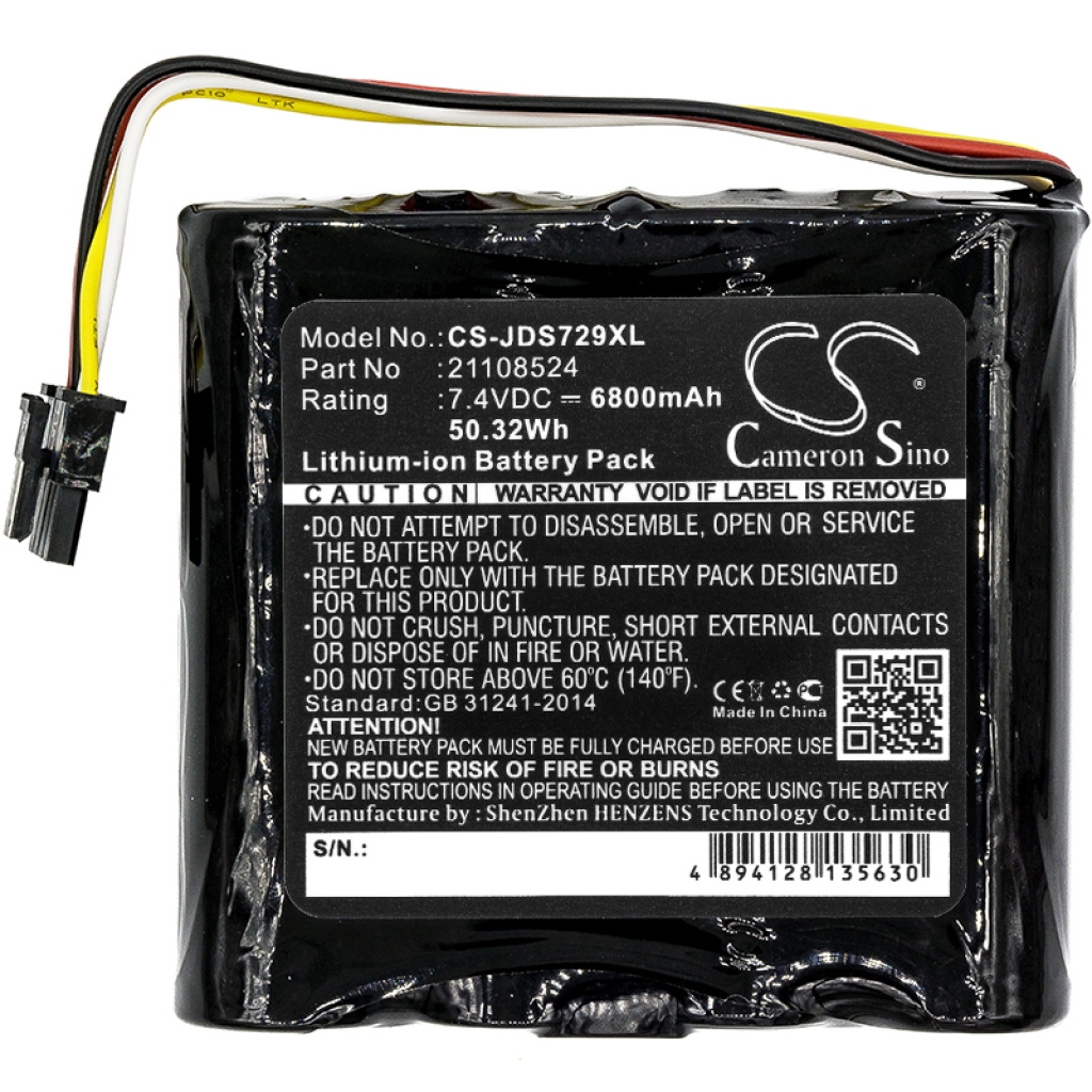 Remplacement de batterie compatible pour Jdsu 21108524