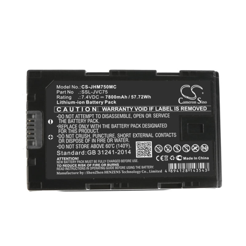 Batterie de l'appareil photo JVC GY-HM600