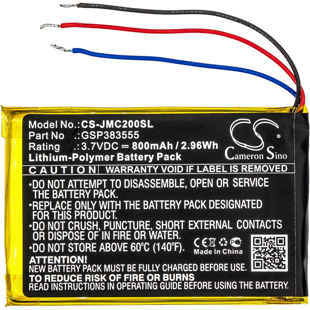 Compatible battery replacement for Jbl GSP383555