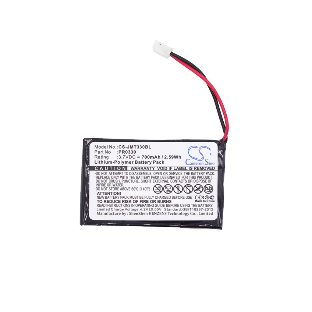 Compatible battery replacement for Jay PR0330