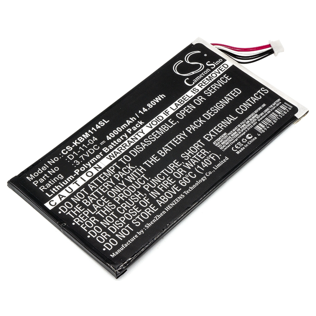 Ebook, eReader Batterie Kobo CS-KBM114SL