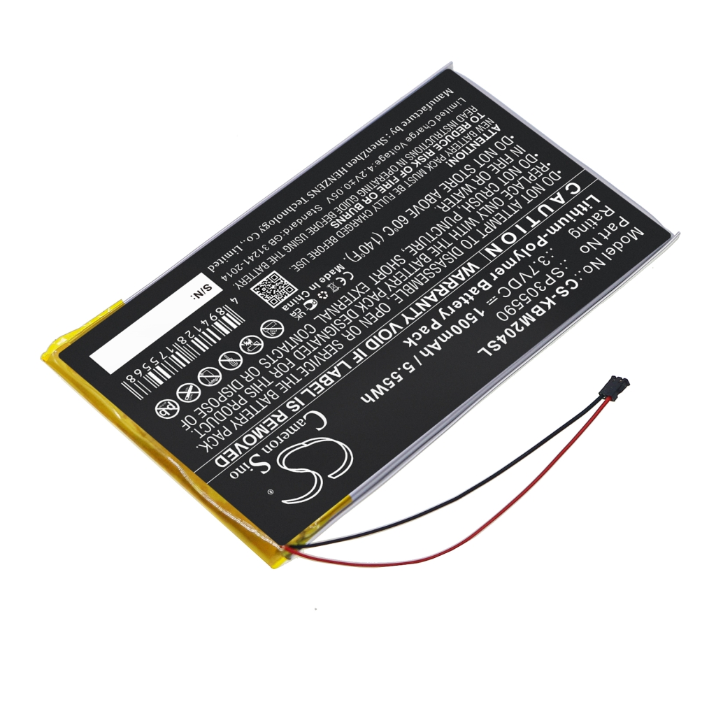 Compatible battery replacement for Kobo SP305590