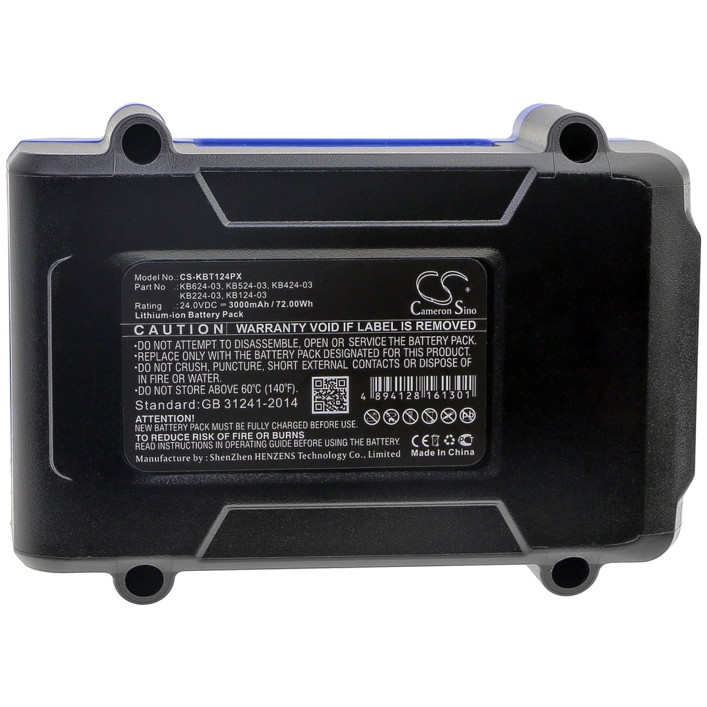 Batterie industrielle Kobalt CS-KBT124PX