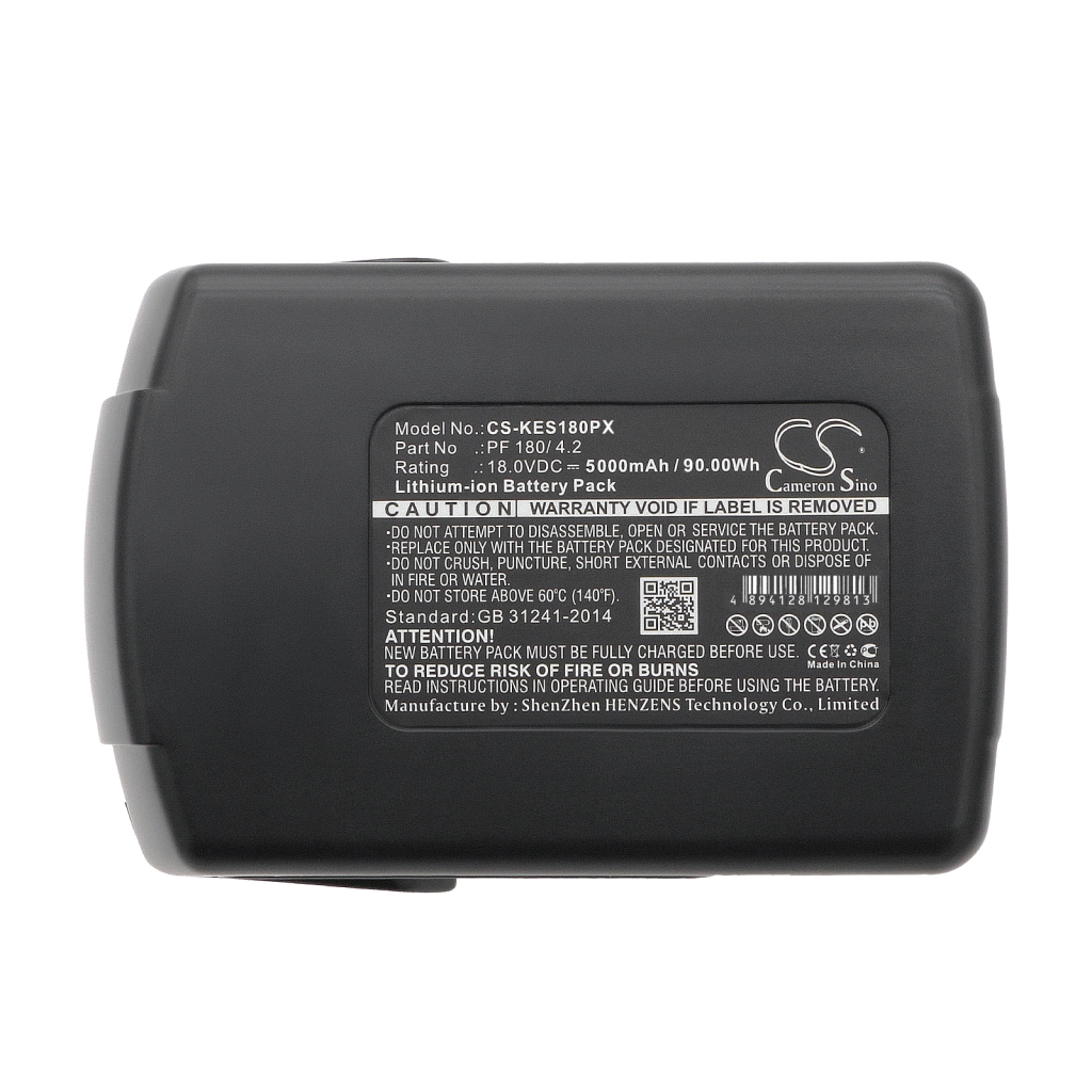 Remplacement de batterie compatible pour Kress PF 180/ 4.2