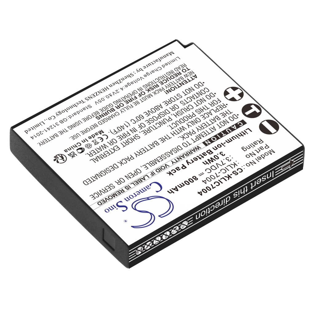 Battery Replaces KLIC-7004