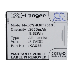 Compatible battery replacement for Kazam KAX55,KAX55-BKBAK007752